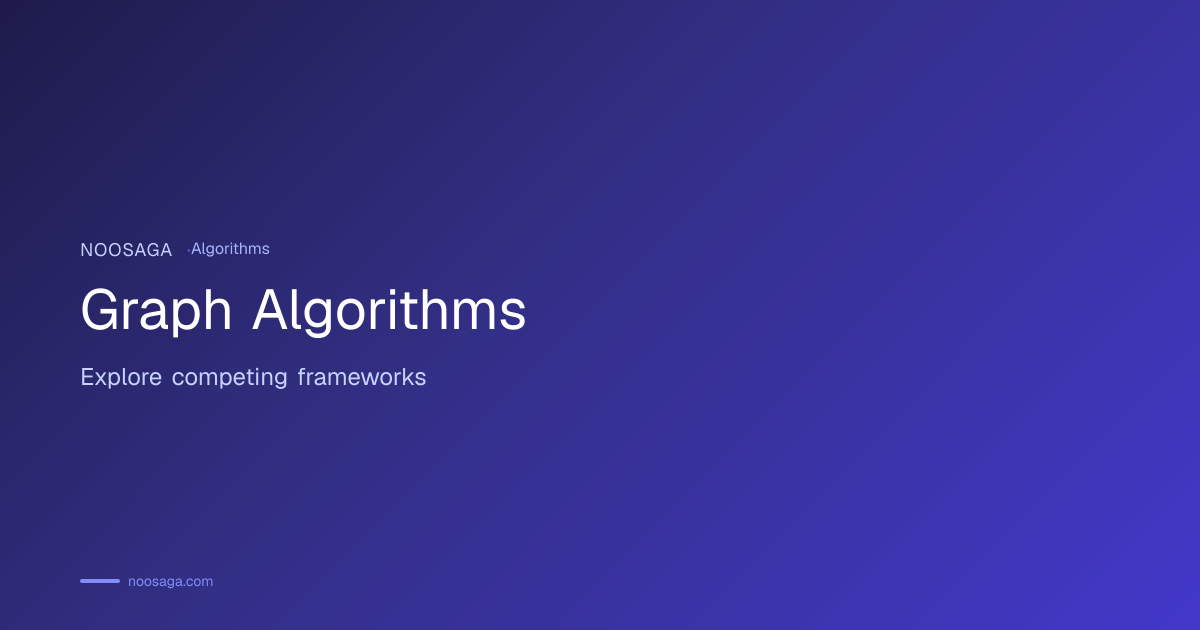 Graph Algorithms Map | Noosaga Explore