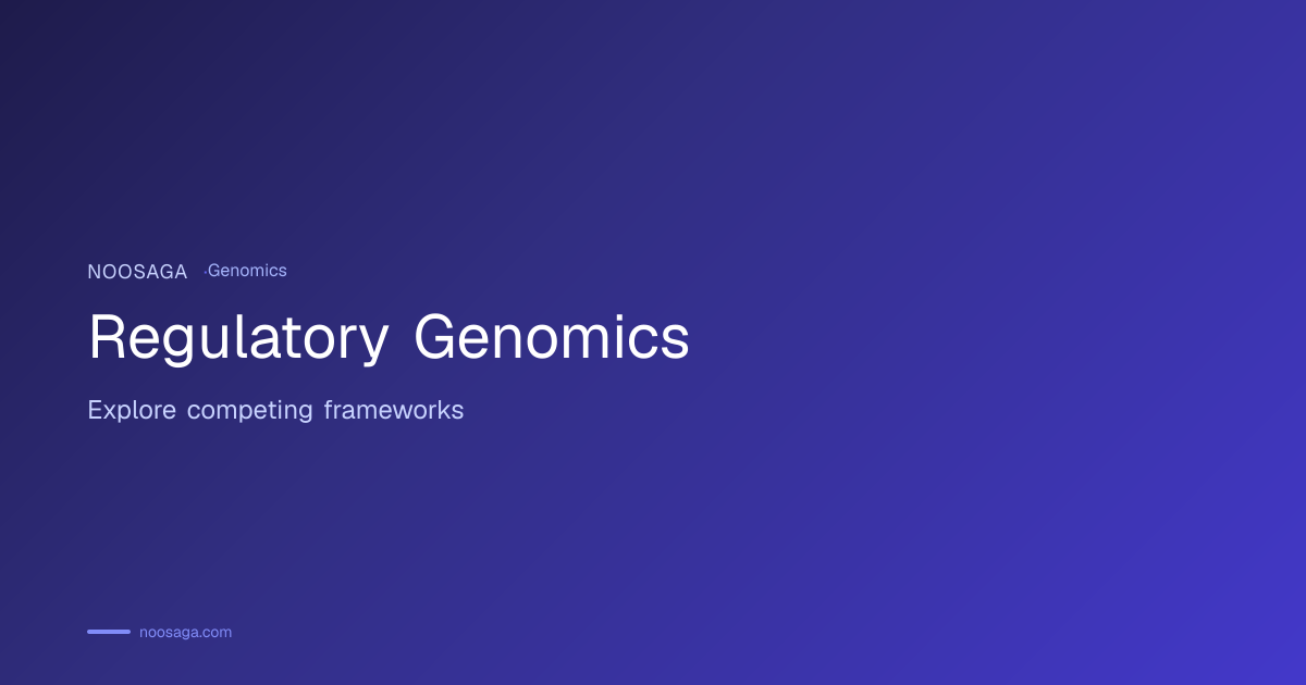 Regulatory Genomics Map | Noosaga Explore