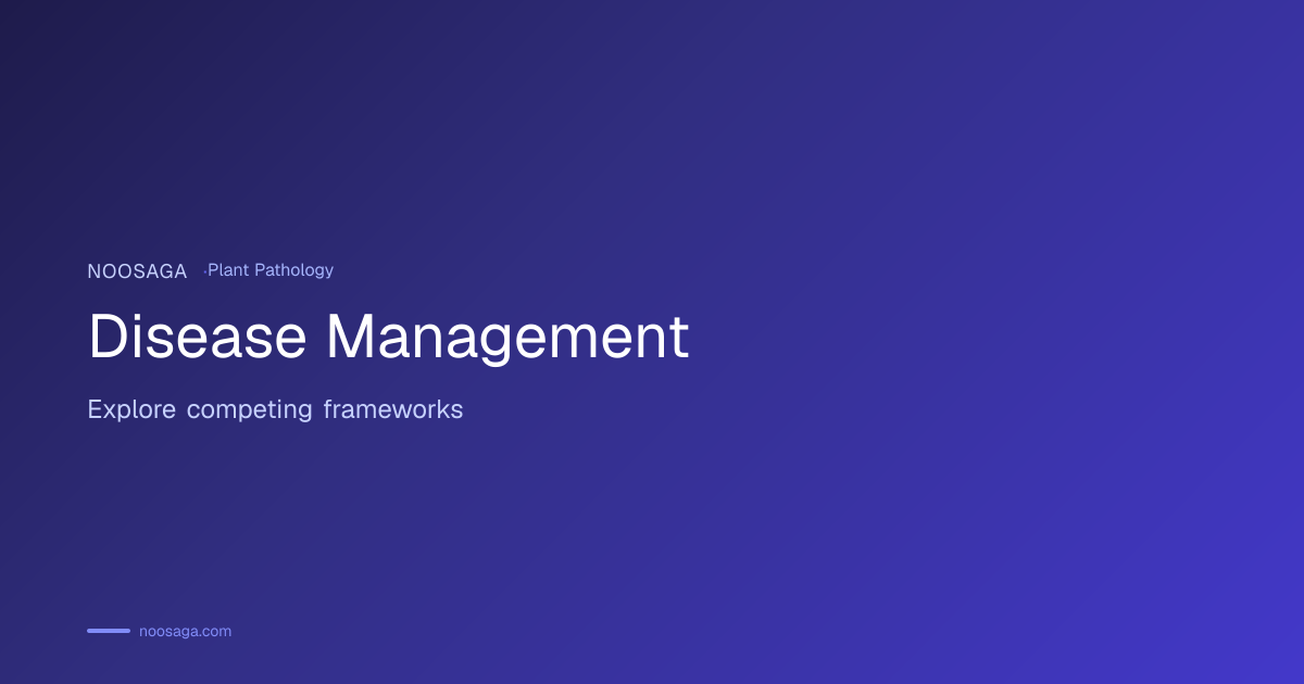 Disease Management Map | Noosaga Explore